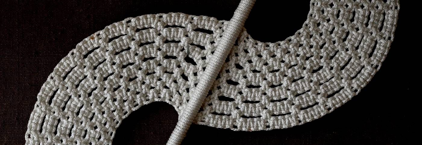 Macramé wallhanging - Waves -129